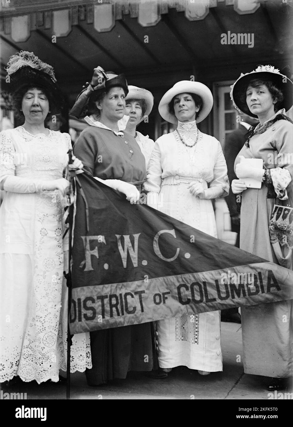 Federation of Women's Clubs, D.C. Leaders of Delegation To White House ...
