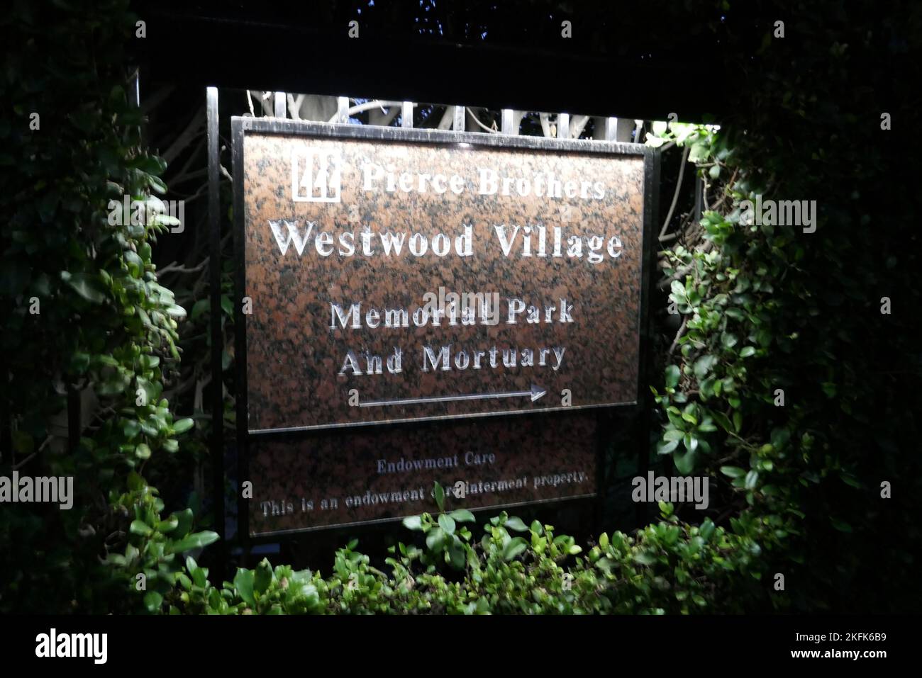 Los Angeles, California, USA 16th November 2022 A general view of atmosphere of Pierce Brothers