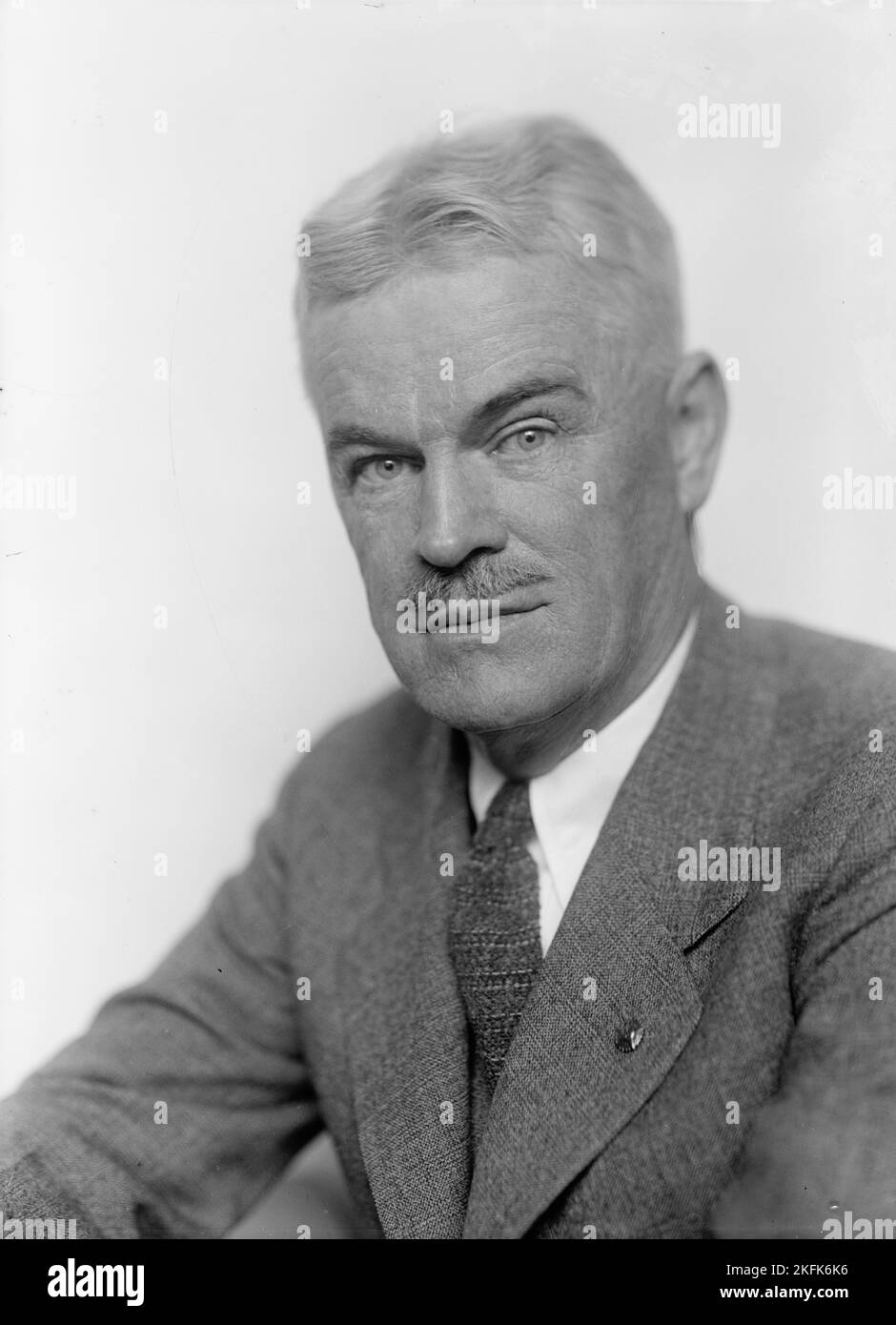 George H. Cox, Portrait, 1936. Stock Photo