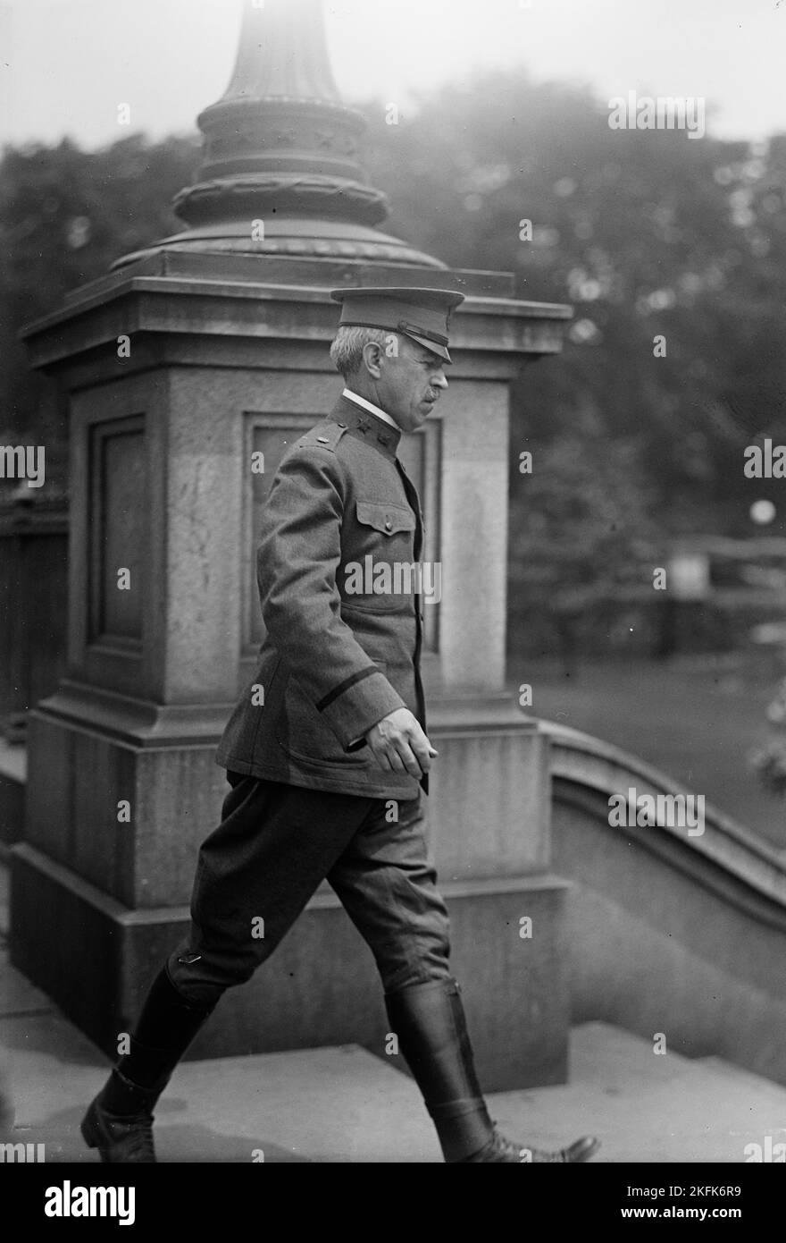 Major Frank Sherwood Cocheu, US Army, 1917. First World War. Stock Photo