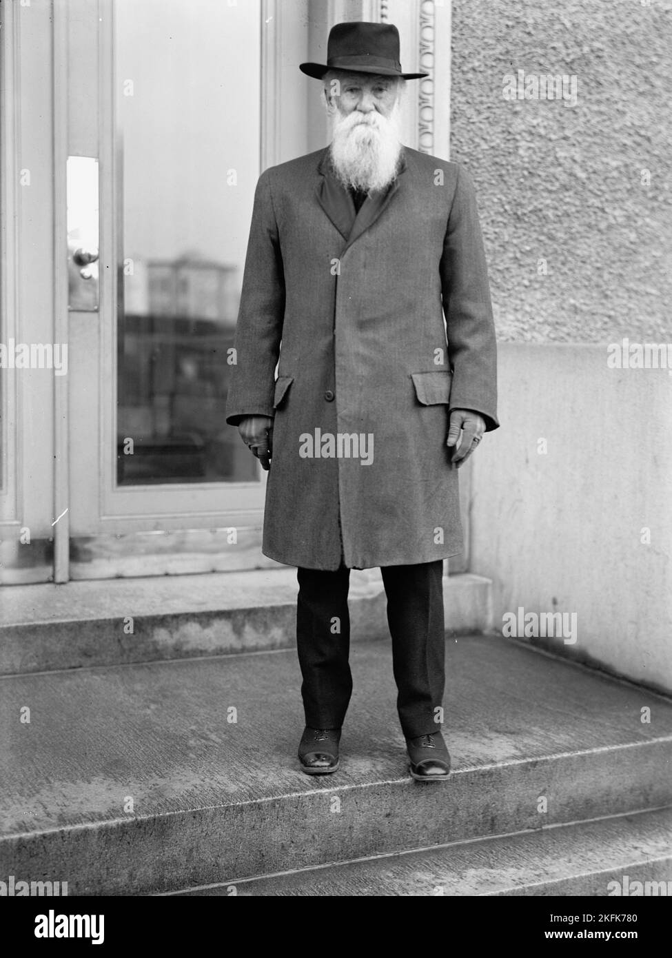 John Burroughs, Famous Naturalist, 1913. Burrows I.E. Stock Photo