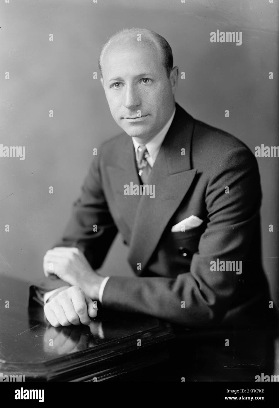 Benjamin Blanken, Portrait, 1933. Stock Photo