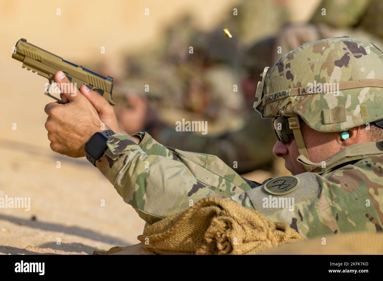 A U.S. Soldier with Task Force Americal from the 1st Battalion, 182nd