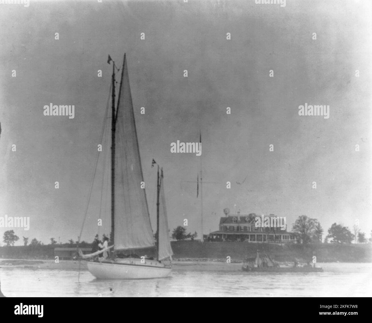 Sailing club building Black and White Stock Photos & Images Alamy