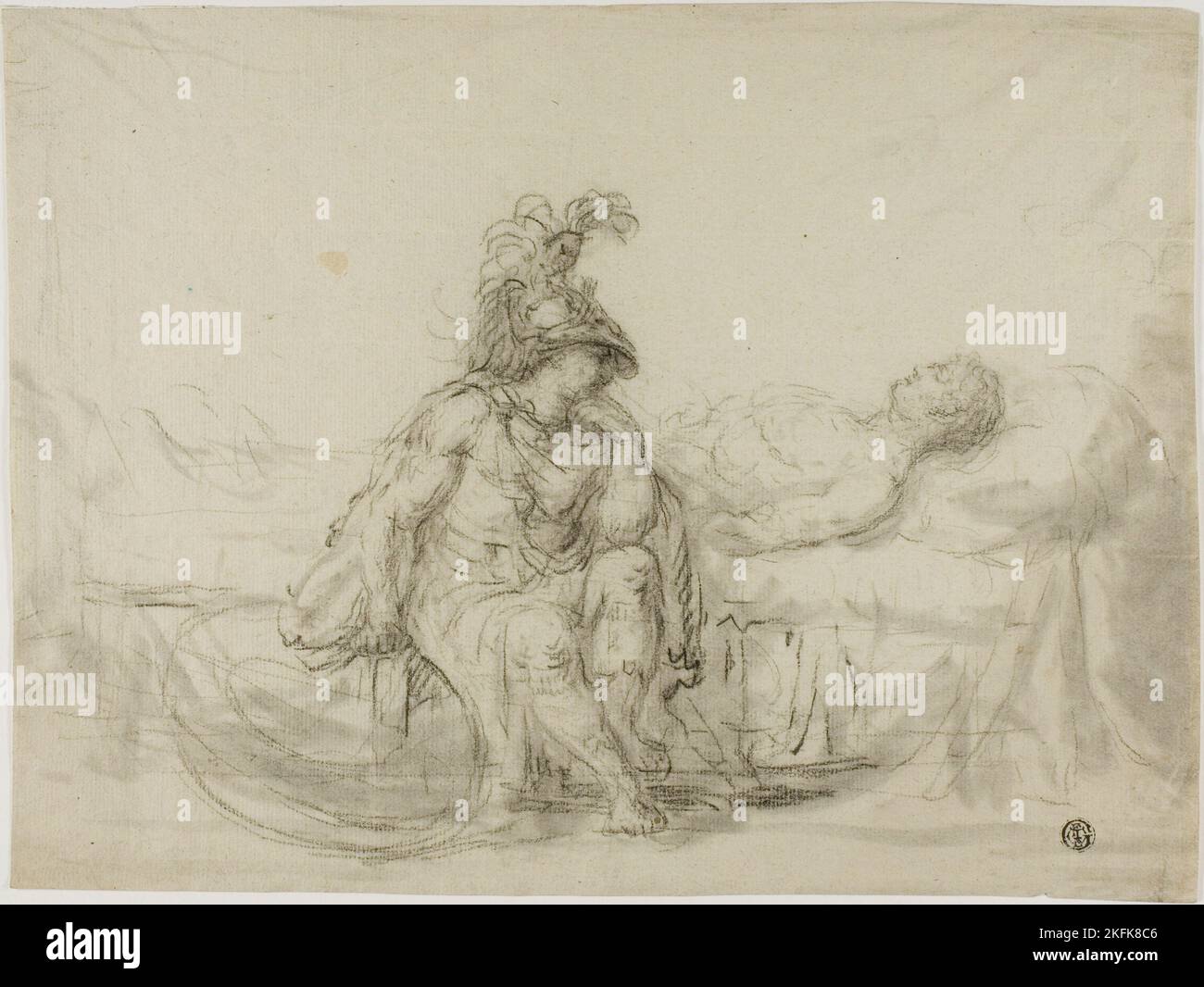 Achilles Mourning Patroclum [Patroclus], n.d Stock Photo Alamy