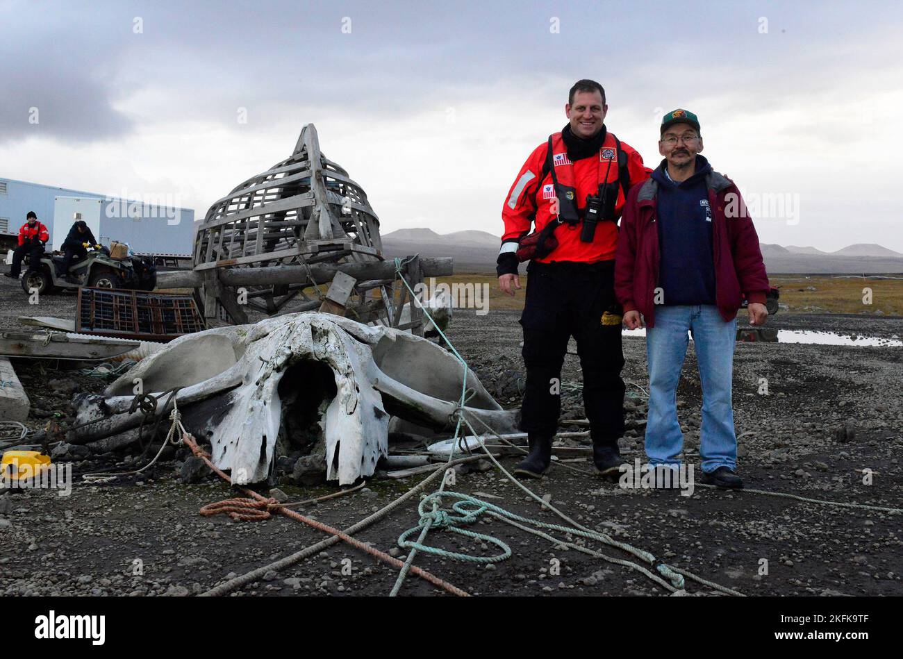 The crew of Coast Guard Cutter Stratton (WMSL 752) visited the