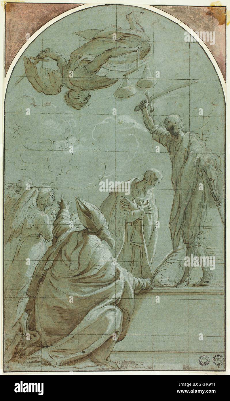 Justice Interrupted Martyrdom of a Saint Interrupted by Justice, n.d. By a pupil of Charles ...
