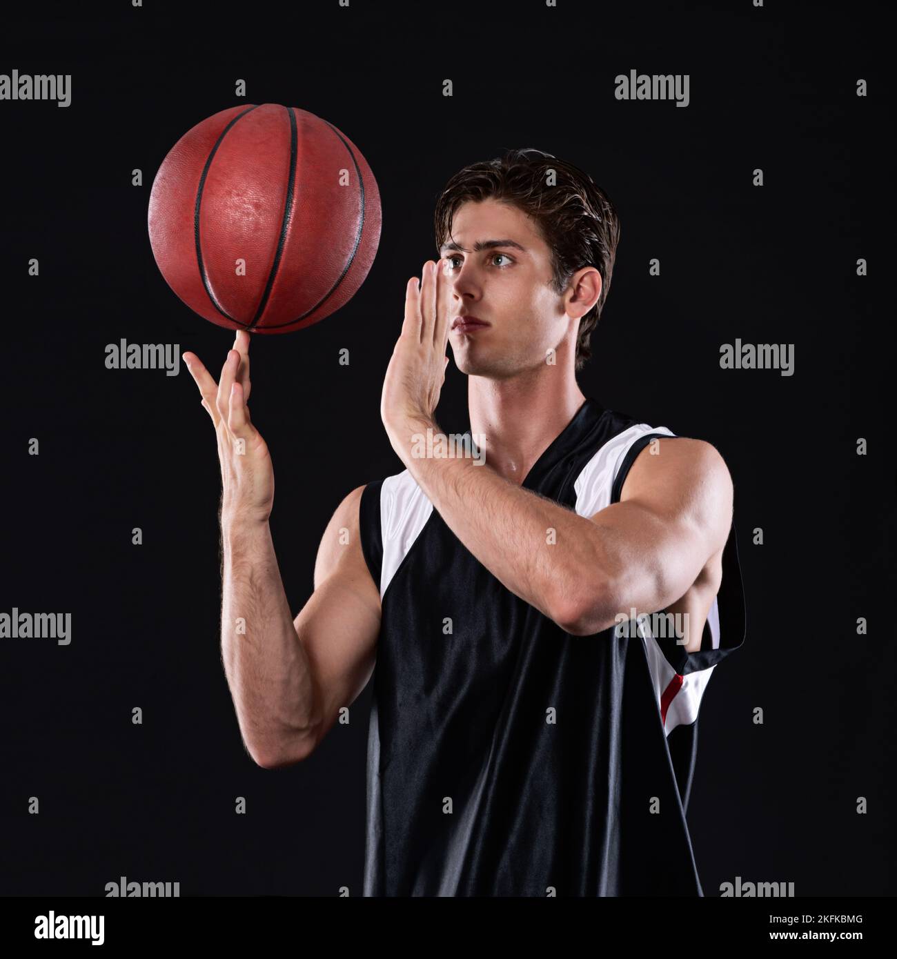 Spinning a basketball hi-res stock photography and images - Alamy