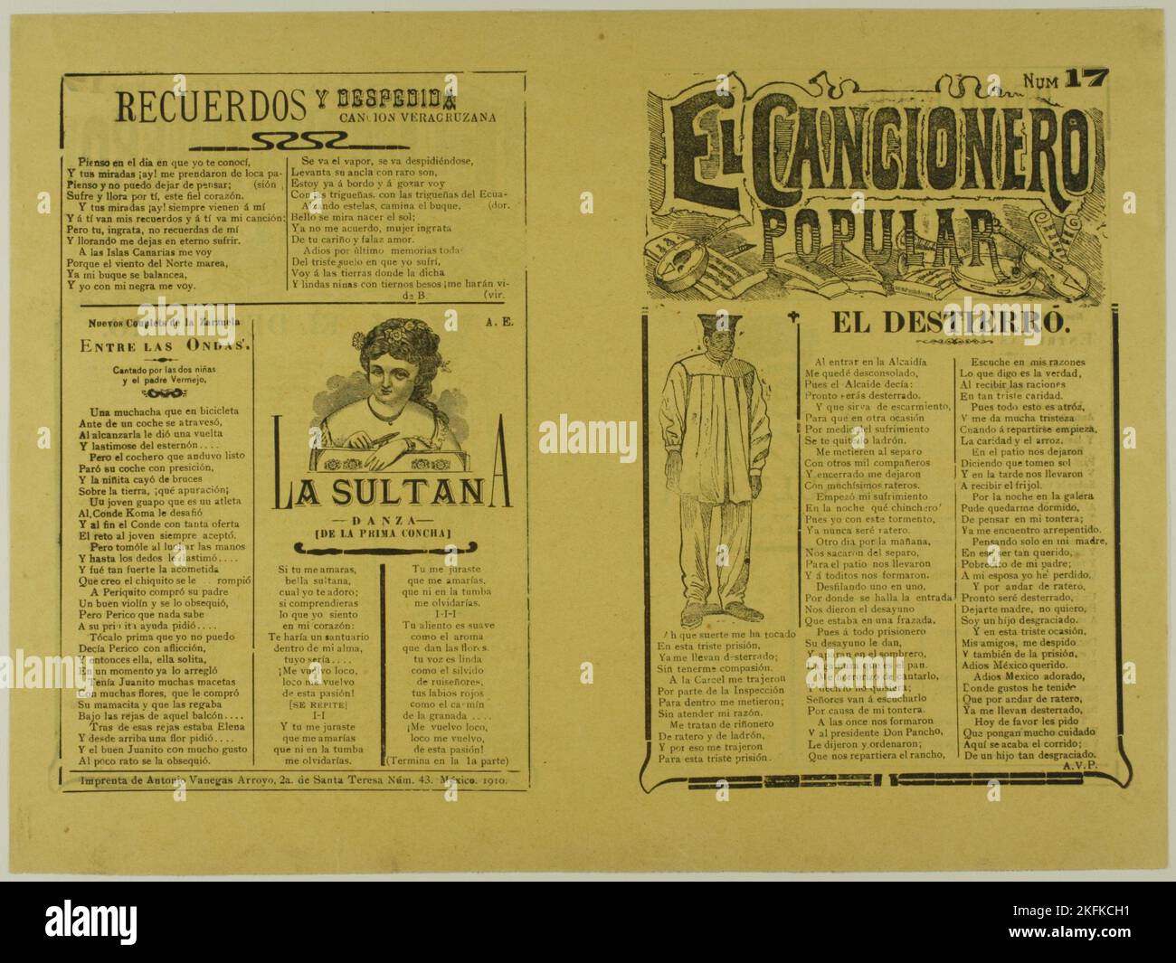 El cancionero popular, num. 17 (The Popular Songbook, No. 17), n.d ...
