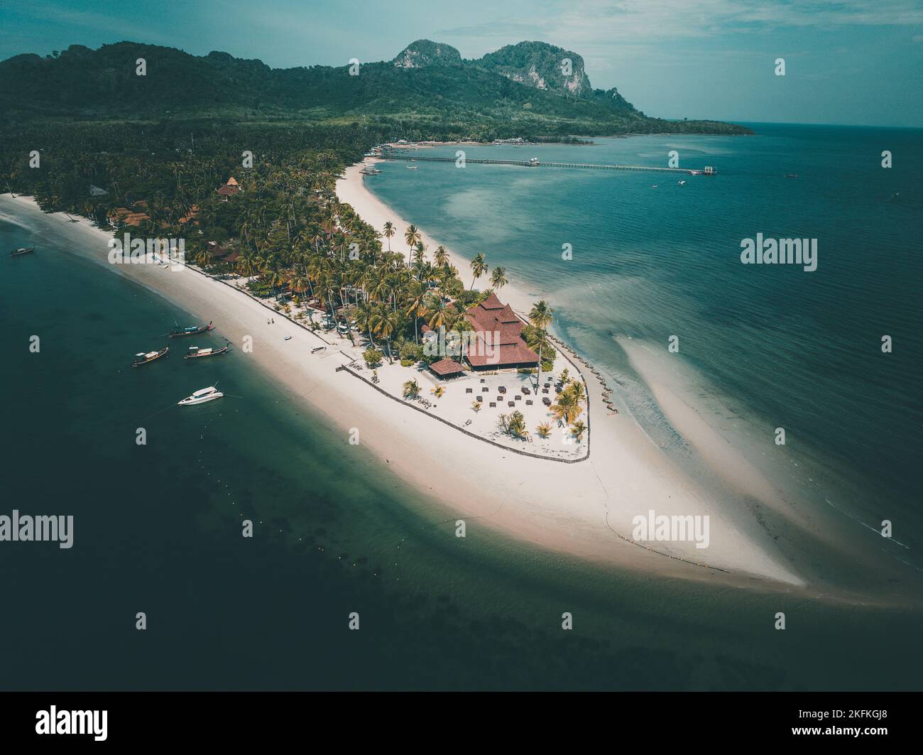Aerial view of koh Mook or koh Muk island, in Trang, Thailand Stock Photo Alamy