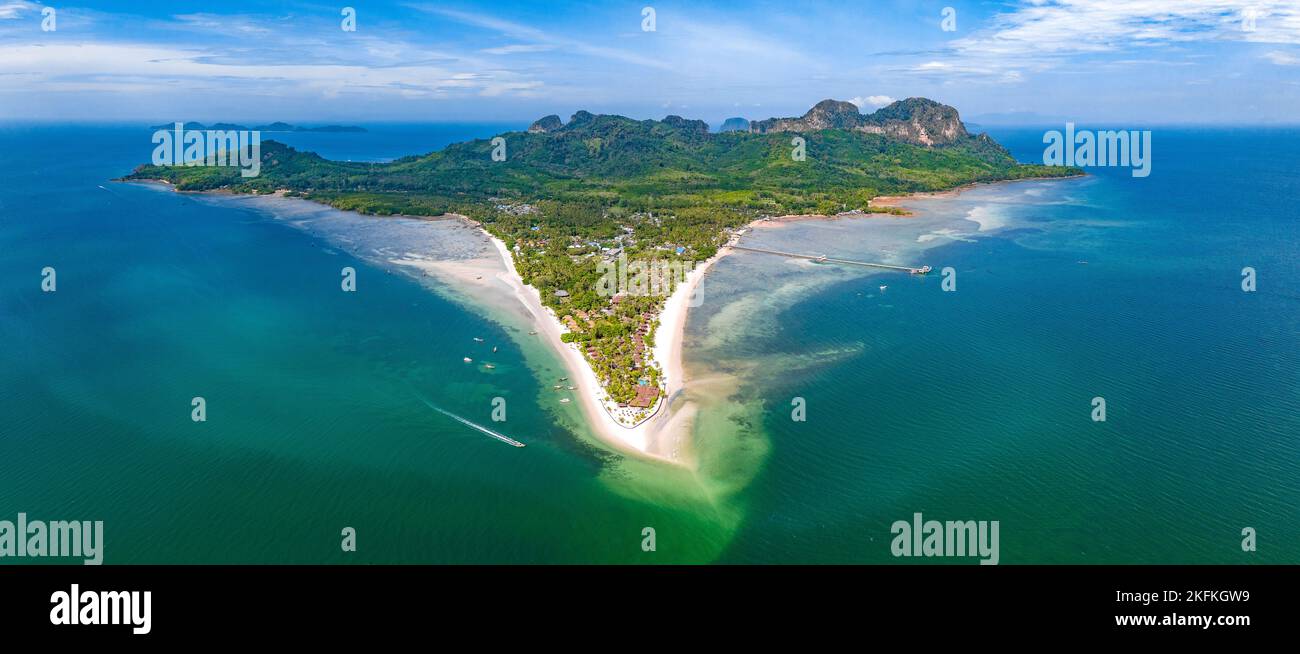 Aerial view of koh Mook or koh Muk island, in Trang, Thailand Stock Photo Alamy