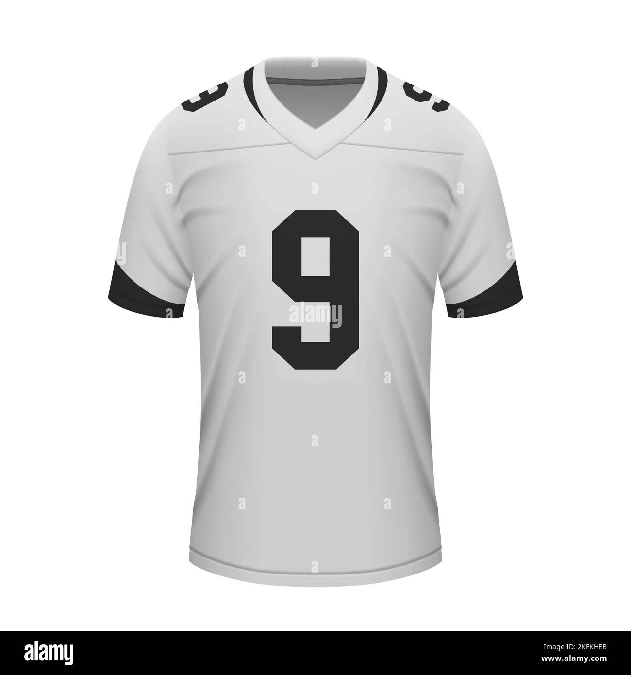 American football jersey Black and White Stock Photos & Images - Alamy