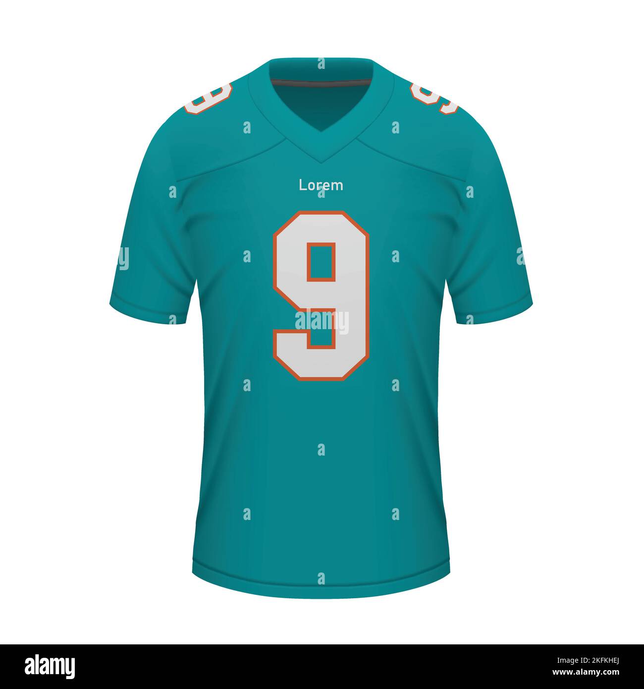 3D realistic American football player, Team Kit template design  Jacksonville; Jaguars Stock Vector Image & Art - Alamy