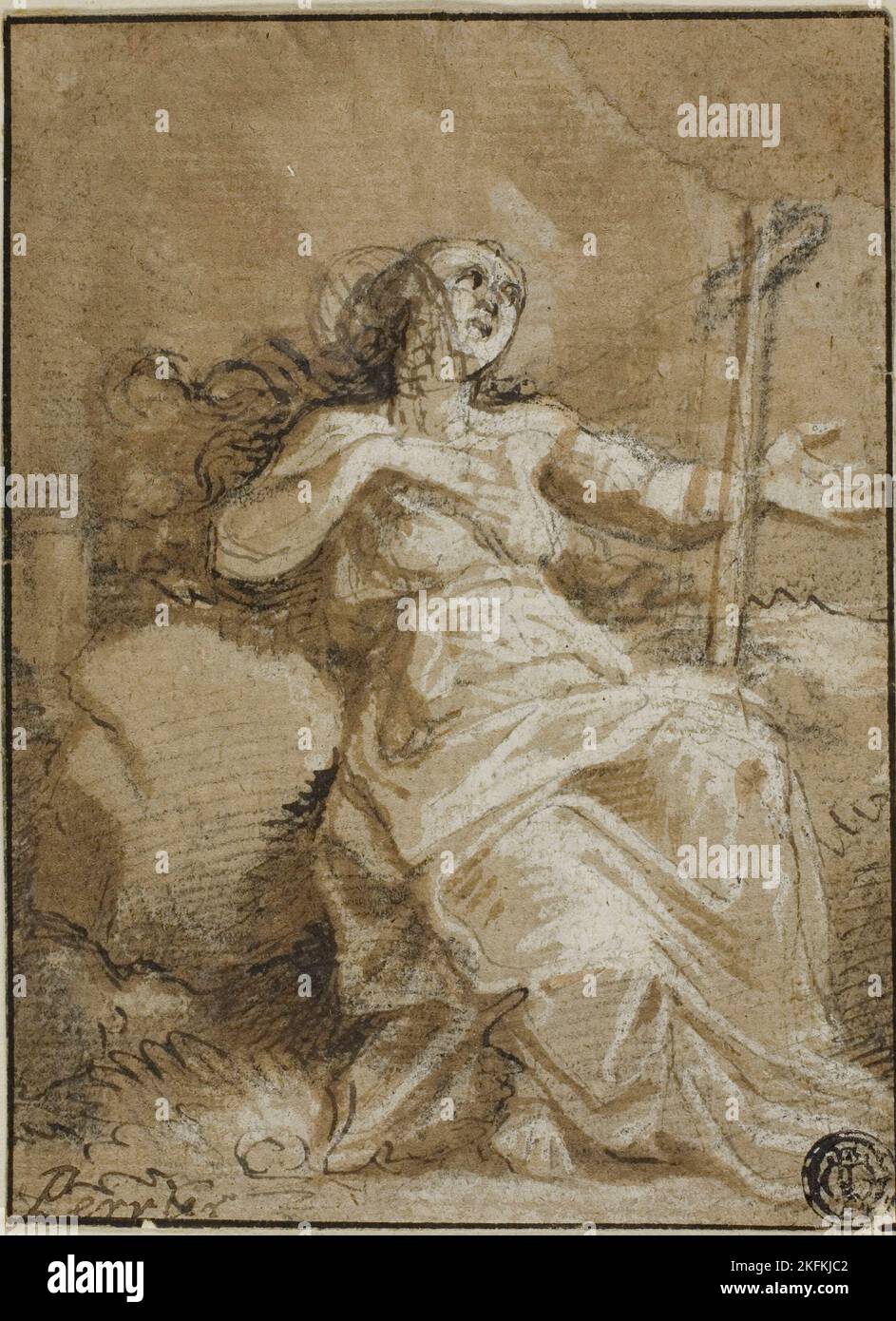 Mary magdalene in the desert hi-res stock photography and images - Alamy
