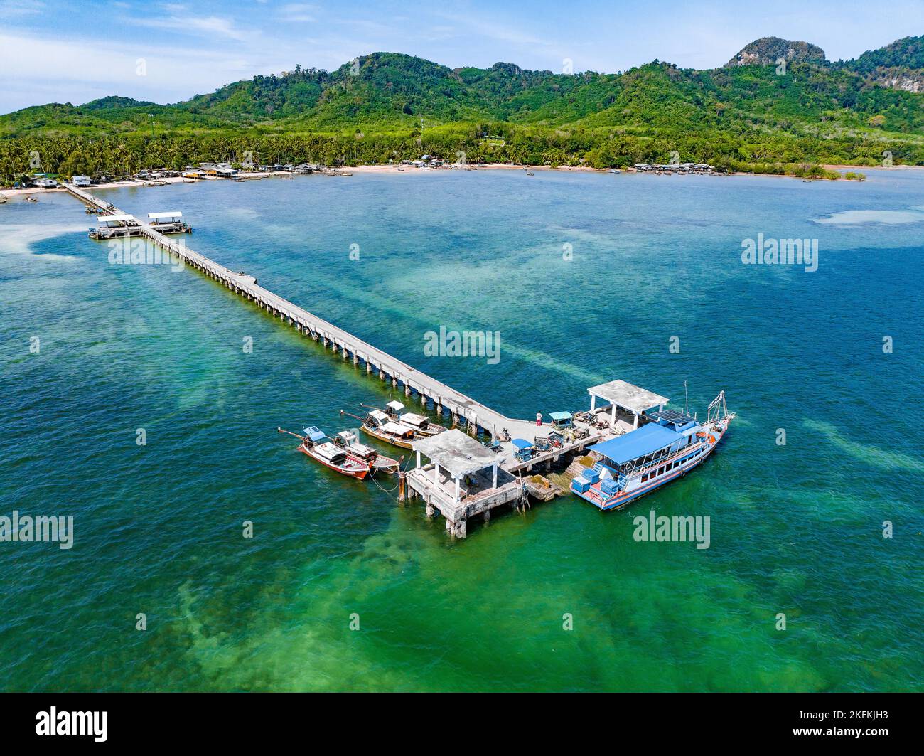 Aerial view of koh Mook or koh Muk island, in Trang, Thailand Stock Photo Alamy