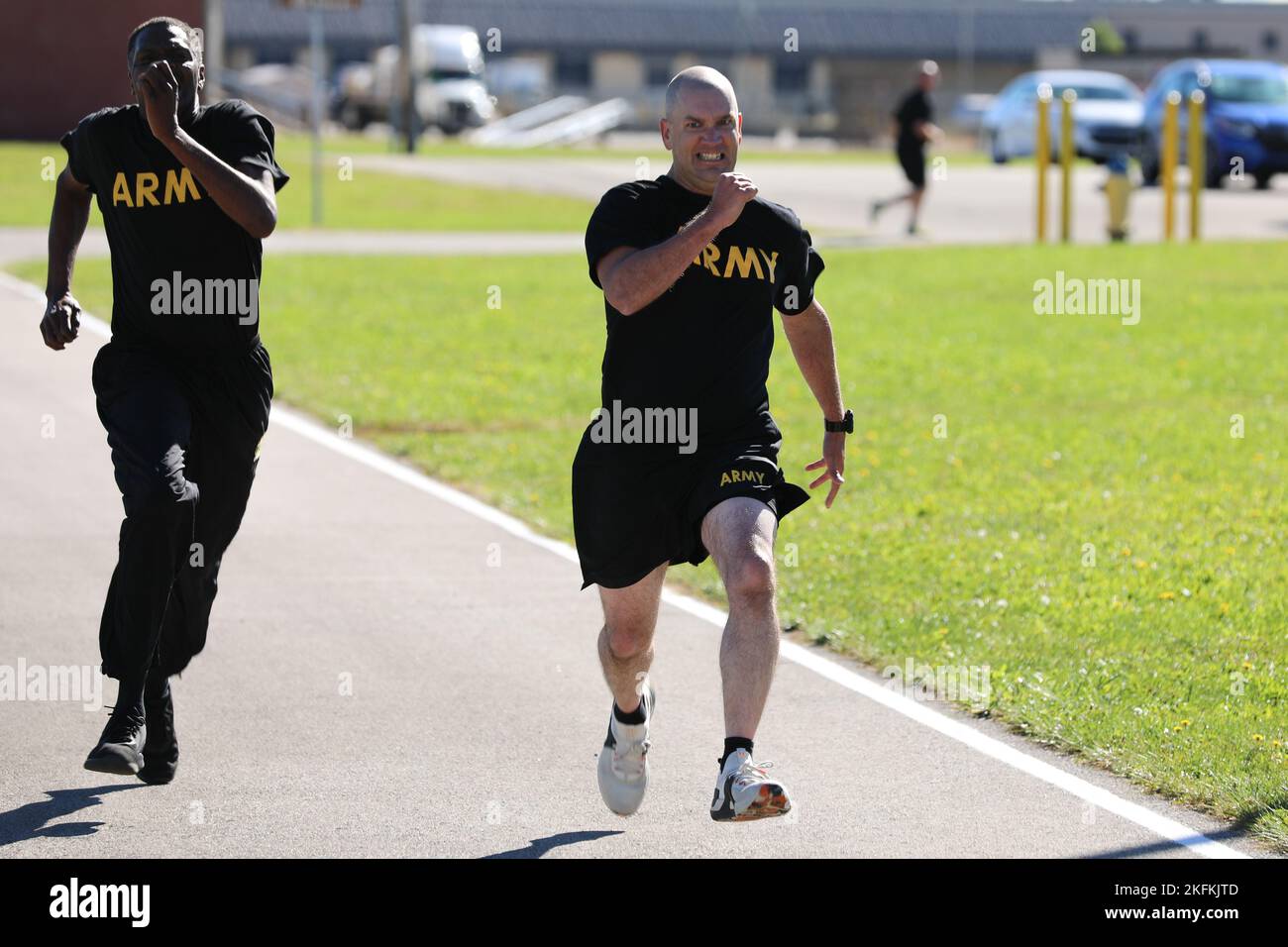 U.S. Army Master Sgt. Herman Walker Jr, company first sergeant, and U.S