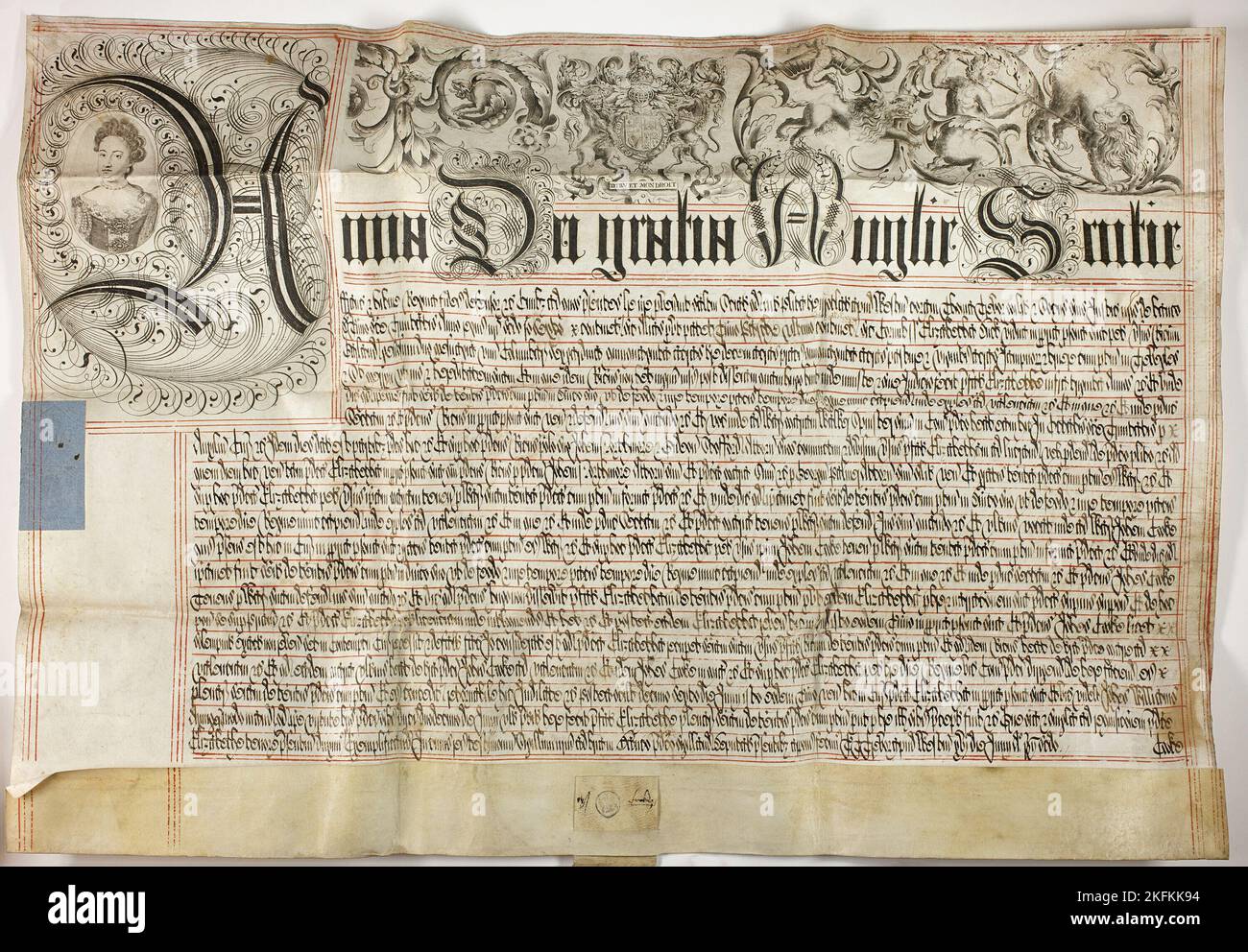 Recovery Document Land Title Grant 1702 14 Queen Anne Period Stock recovery-document-land-title-grant-1702-14-queen-anne-period-stock
