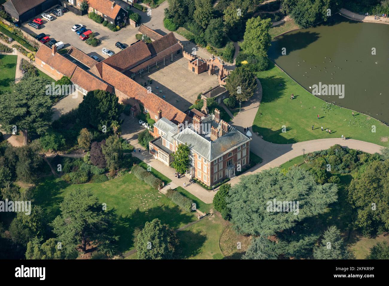 Forty Hall, near Enfield, Greater London Authority, 2021 Stock Photo