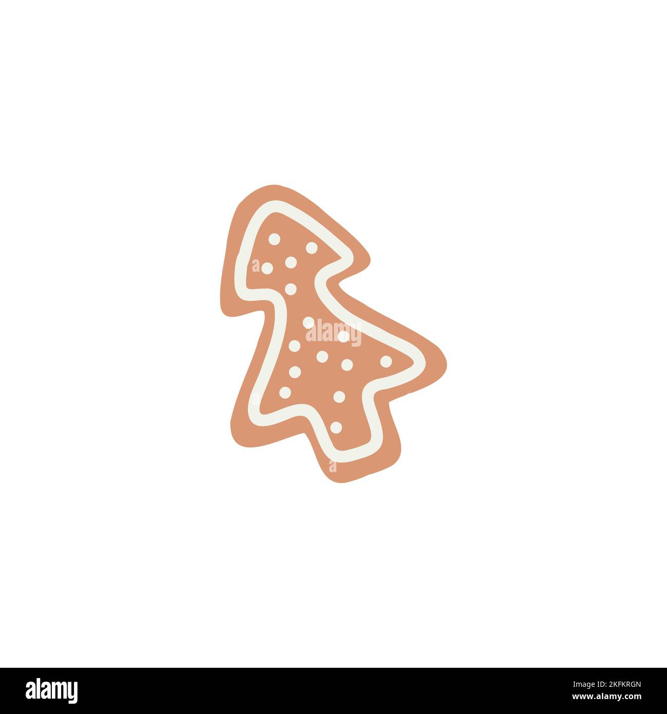 Gingerbread Christmas Tree Christmas Ginger Fir Vector Doodle gingerbread-christmas-tree-christmas-ginger-fir-vector-doodle