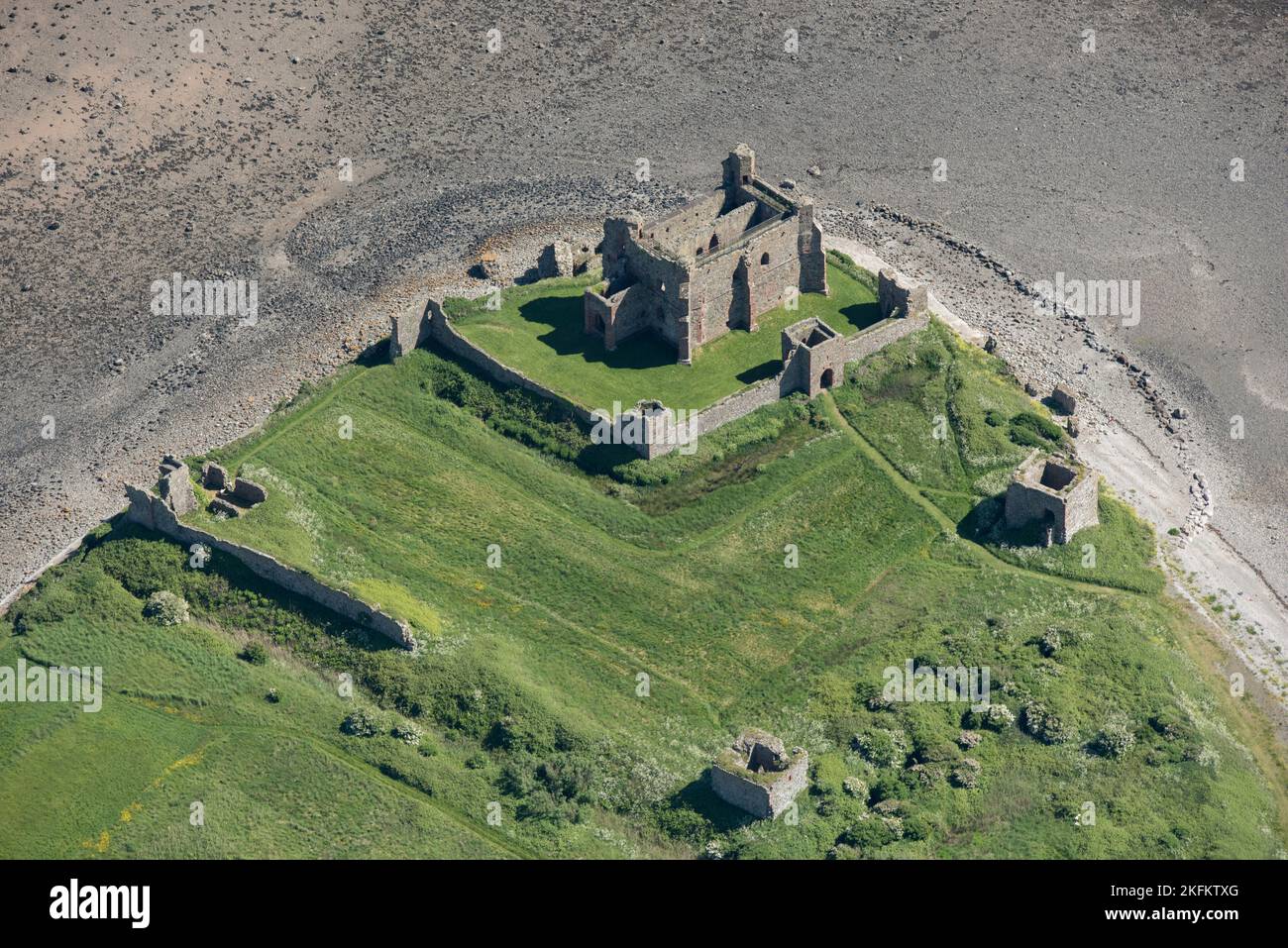 Piel Castle on Piel Island, Cumbria, 2021 Stock Photo Alamy
