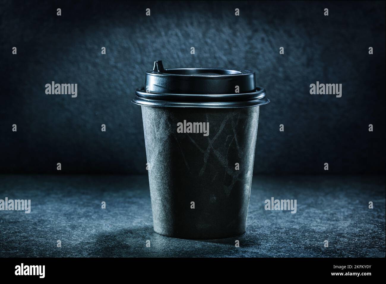 Black coffee paper cup hi-res stock photography and images - Alamy