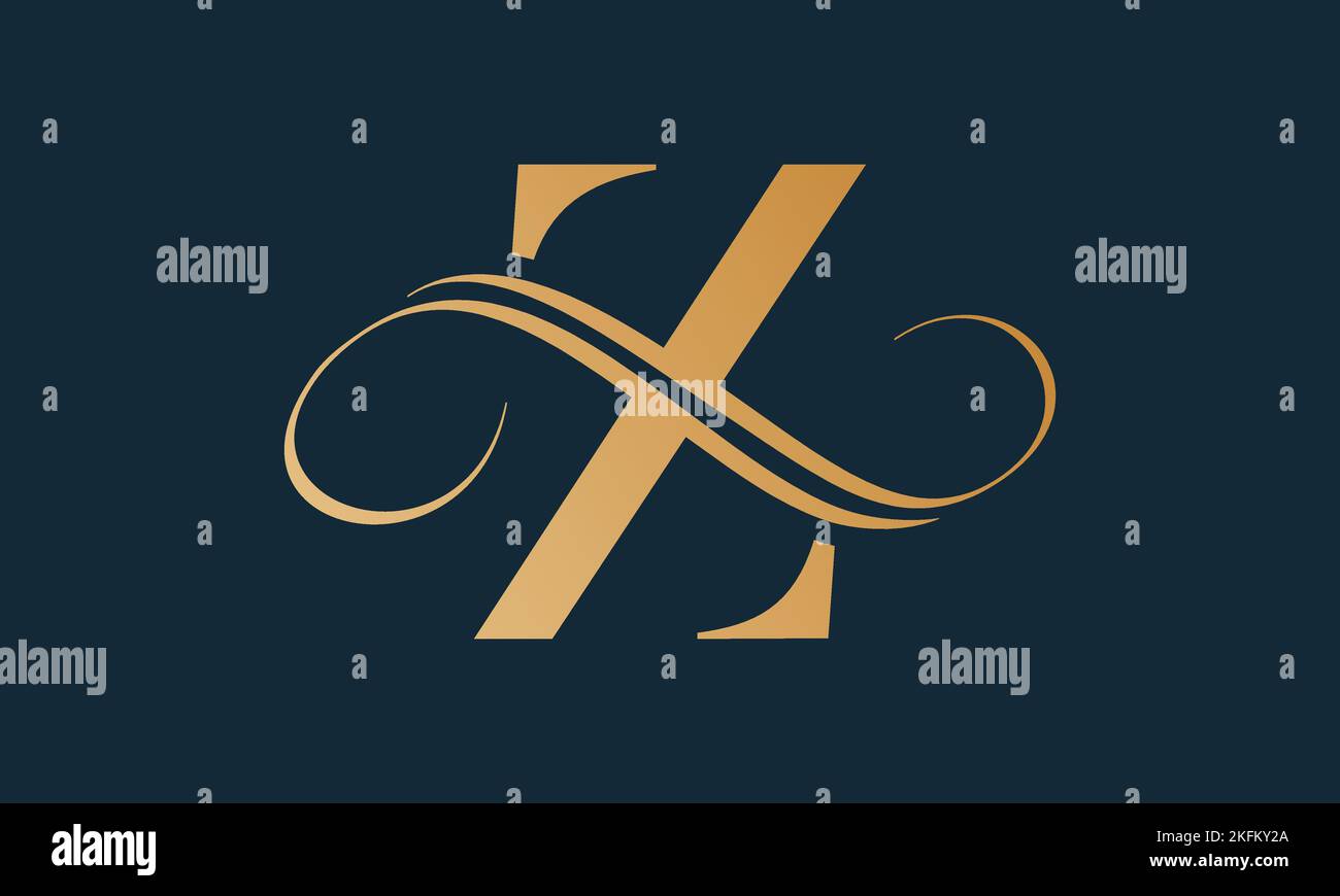 Luxury letter z logo template in gold color. Modern trendy initial