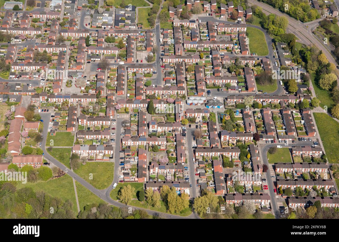 Housing estate, Digmoor, Skelmersdale, Lancashire, 2021 Stock Photo Alamy