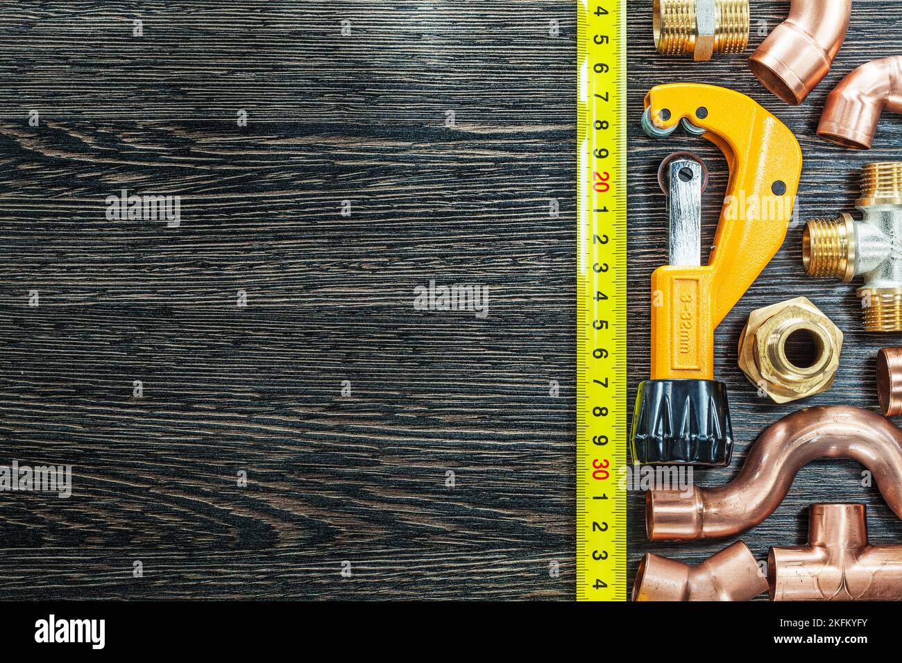 Brass Water Pipes Tape Measure Pipe Cutter Stock Photo Alamy brass-water-pipes-tape-measure-pipe-cutter-stock-photo-alamy