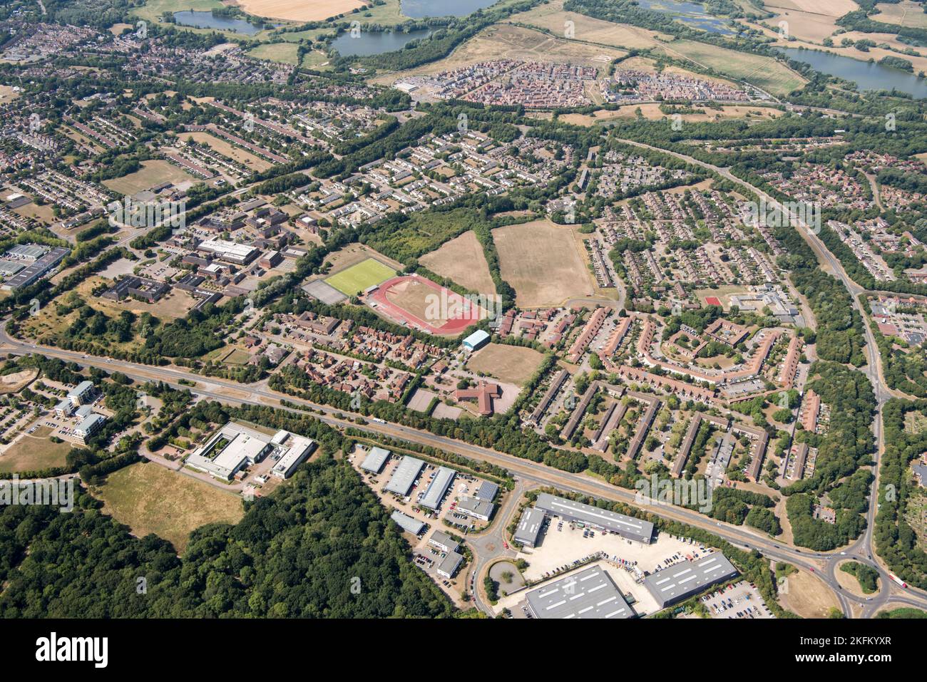 Stantonbury milton keynes england hires stock photography and images