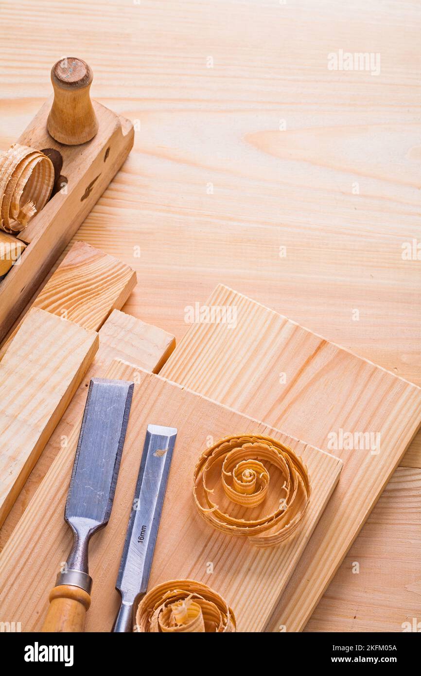 Closeup Chisel Carpentry Joinery Hand Cutting Stock Photo 2195172735