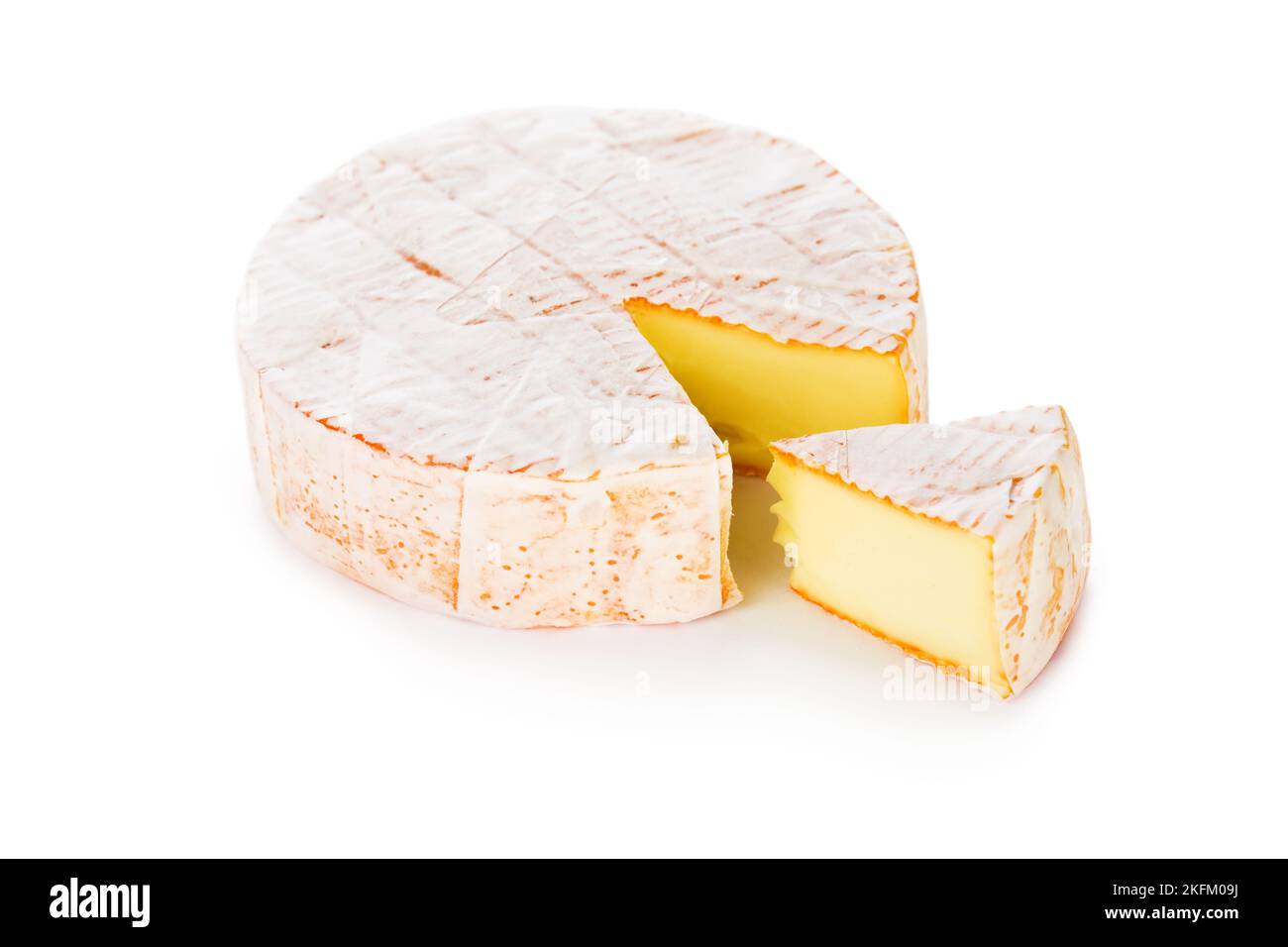 Cheese with a white mould Stock Photo