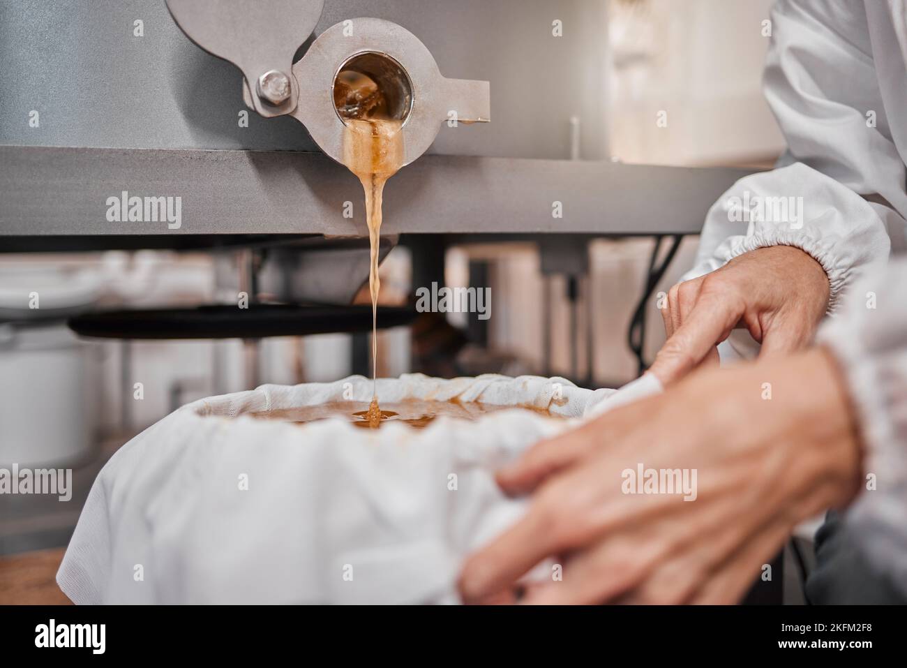 Honey, hands and storage machine, product and manufacturing in
