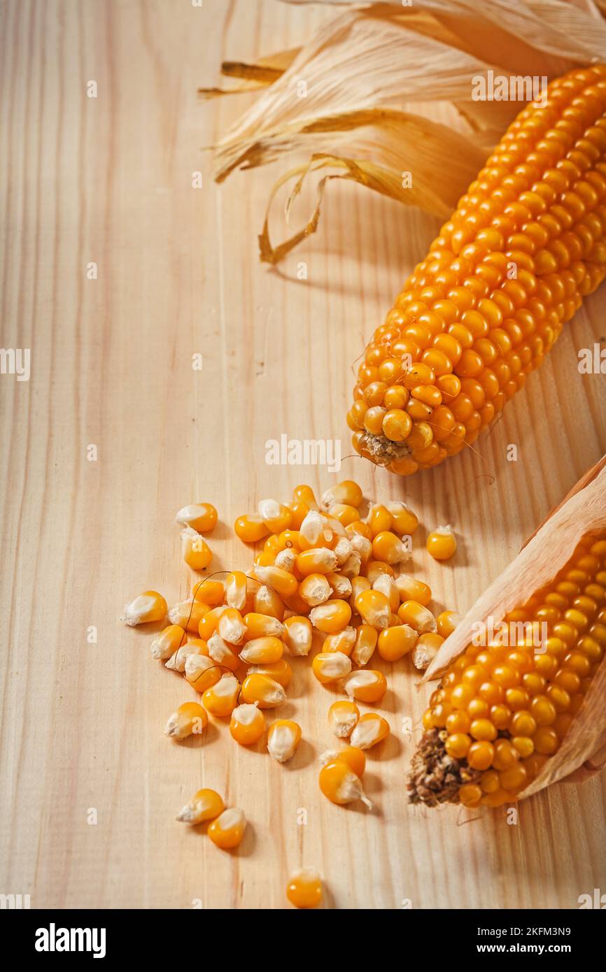 ears of corn composition Stock Photo Alamy