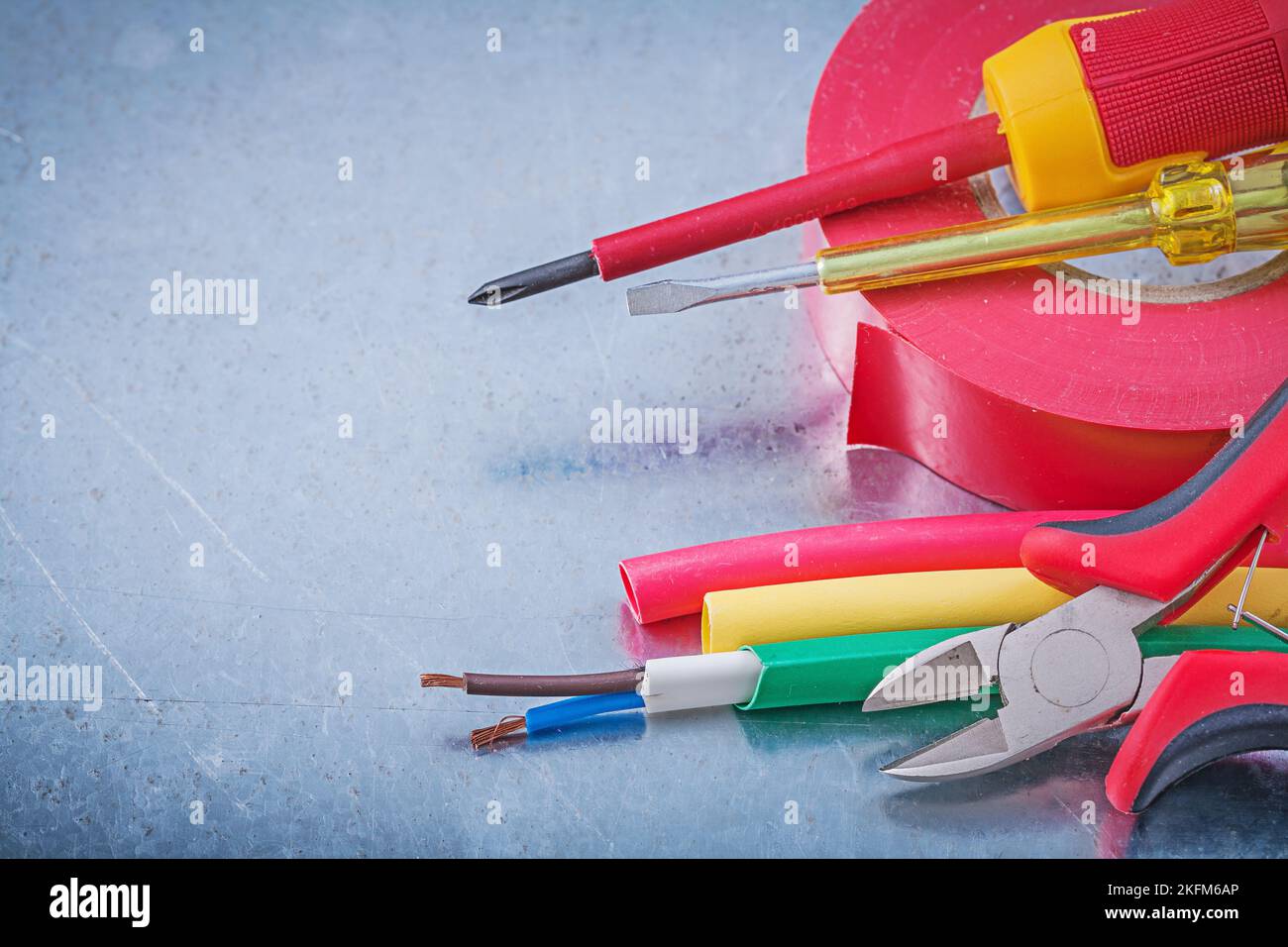 Insulating tape electric cables insulated screwdriver nippers