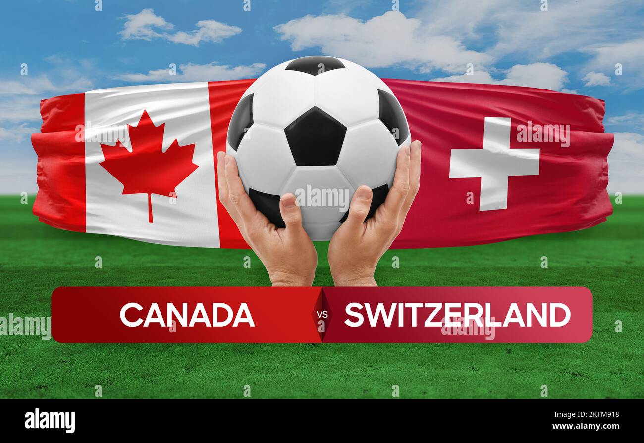 Canada vs Switzerland national teams soccer football match competition