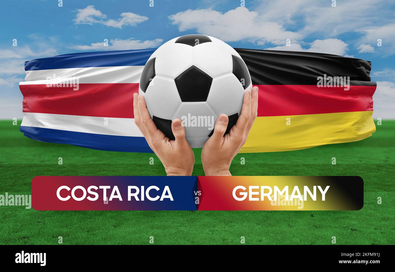 Costa Rica vs Germany national teams soccer football match competition