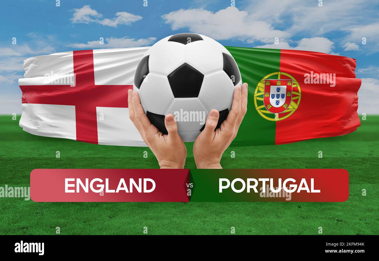 England vs Portugal national teams soccer football match competition