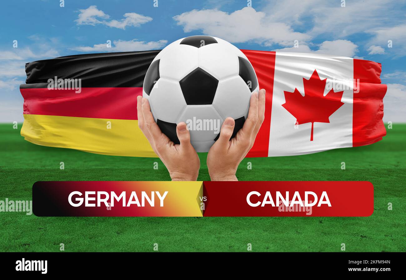Germany vs Canada national teams soccer football match competition
