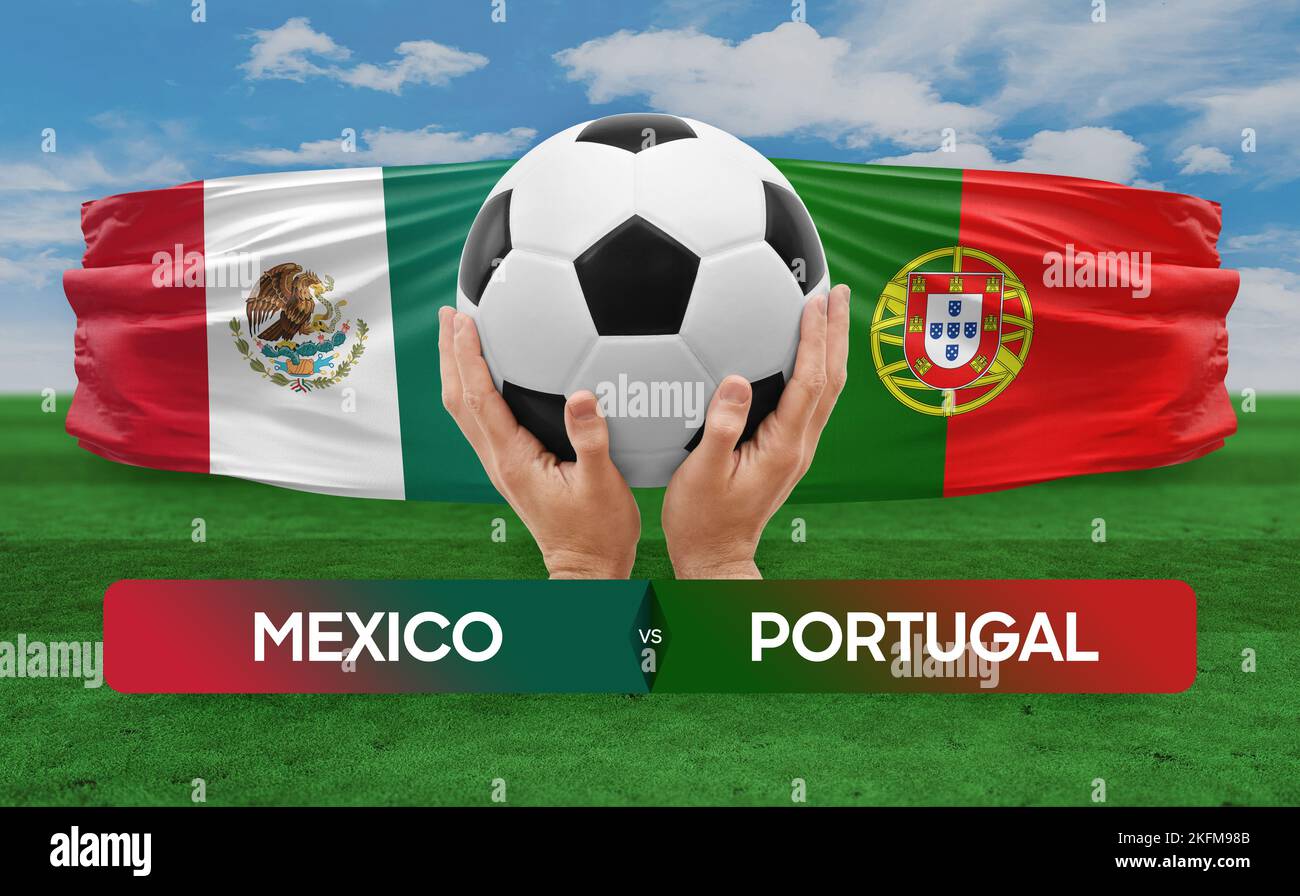 Mexico vs Portugal national teams soccer football match competition