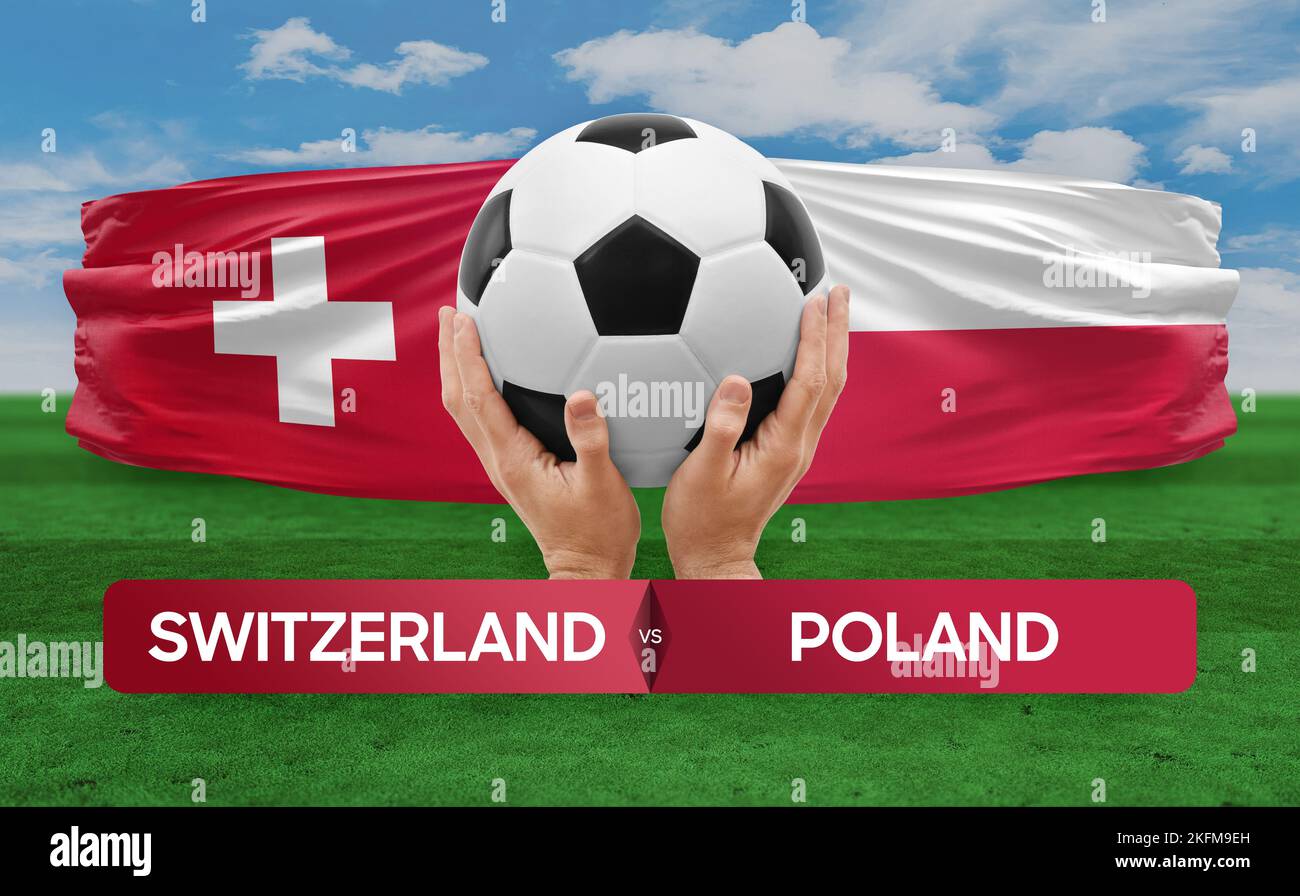 Switzerland vs Poland national teams soccer football match competition