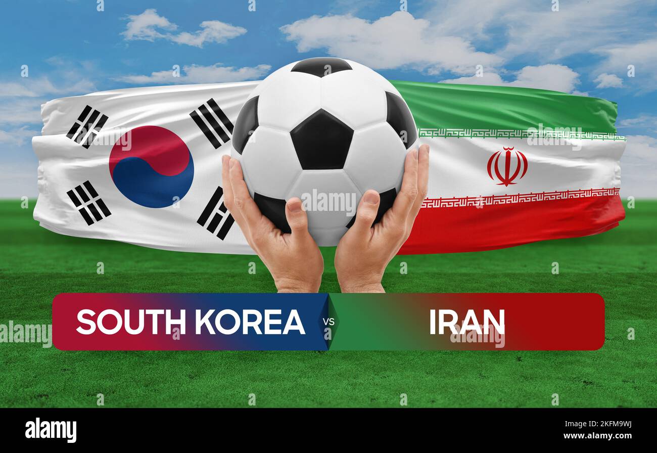 South Korea vs Iran national teams soccer football match competition