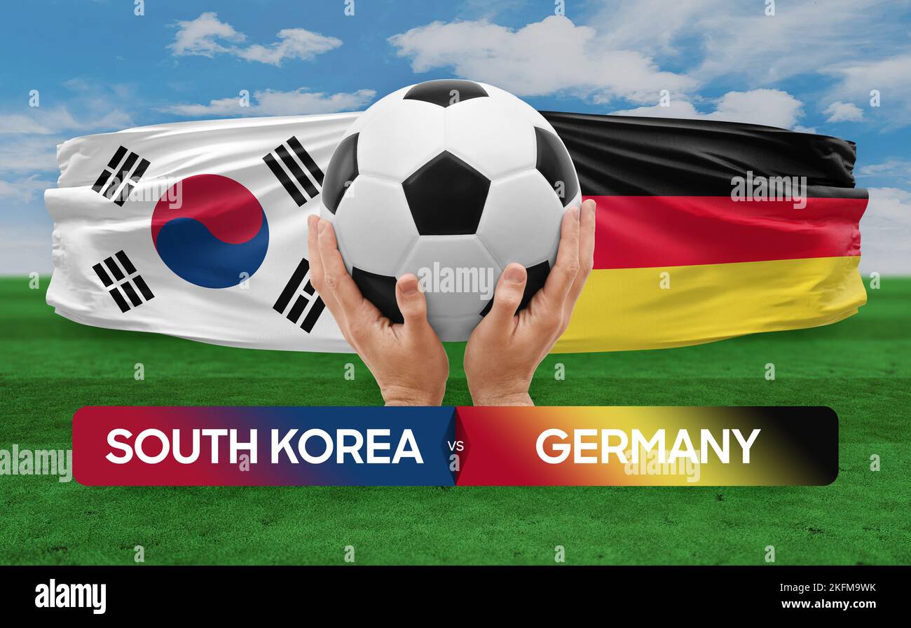 South Korea vs Germany national teams soccer football match competition