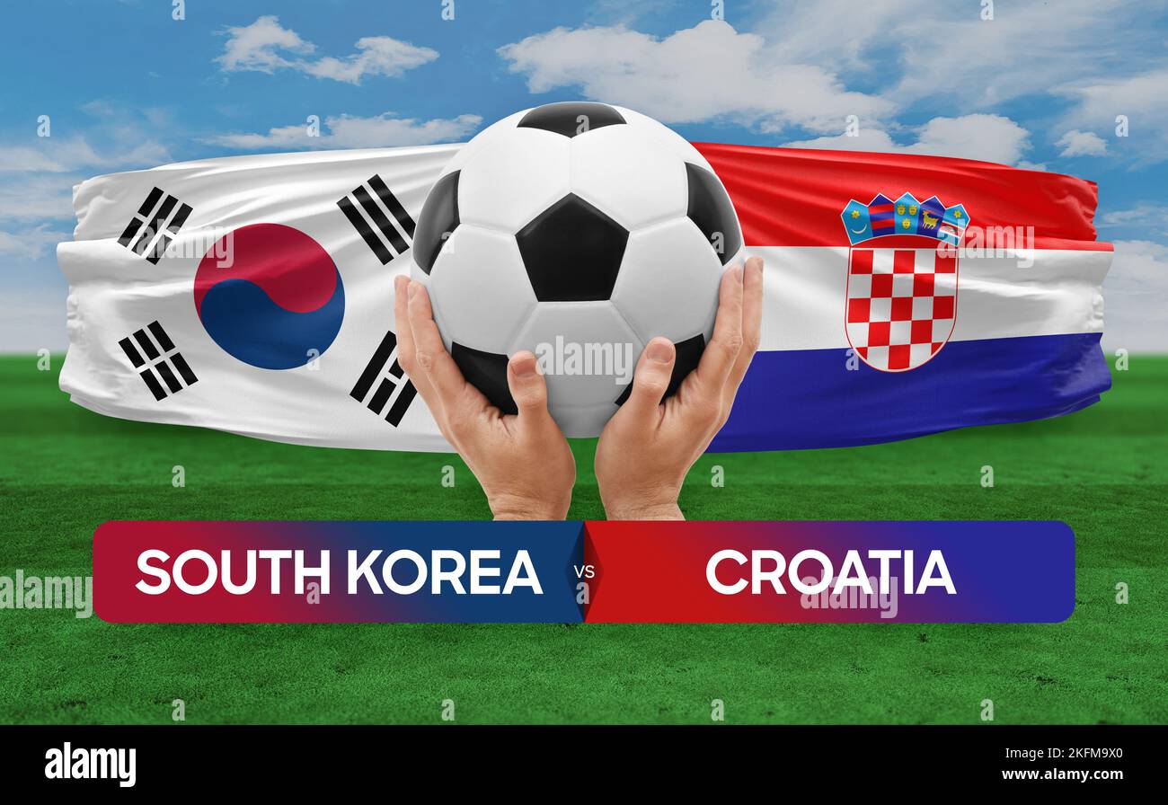 South Korea vs Croatia national teams soccer football match competition