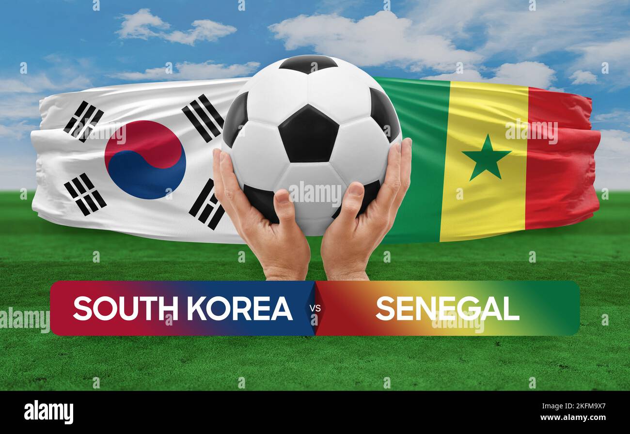 South Korea vs Senegal national teams soccer football match competition