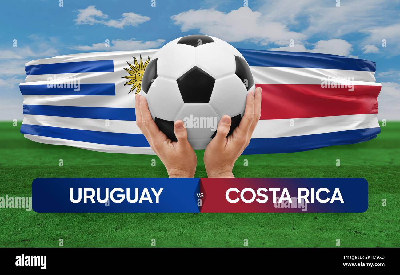 Uruguay vs Costa Rica national teams soccer football match competition