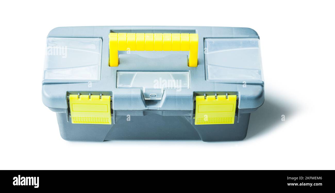 small tool box isolated on white Stock Photo - Alamy