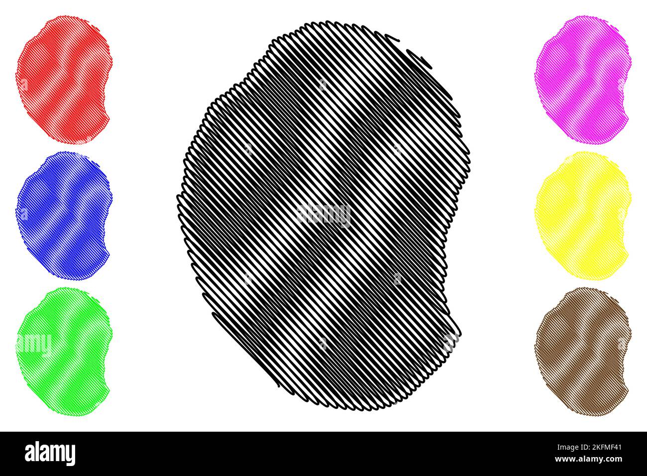 Daphne island map hi res stock - Daphne Major Island Republic Of Ecuador Pacific Ocean Latin Or South America Galapagos Islands Archipielago De Colon Map Vector Illustration Sc 2KFMF41 