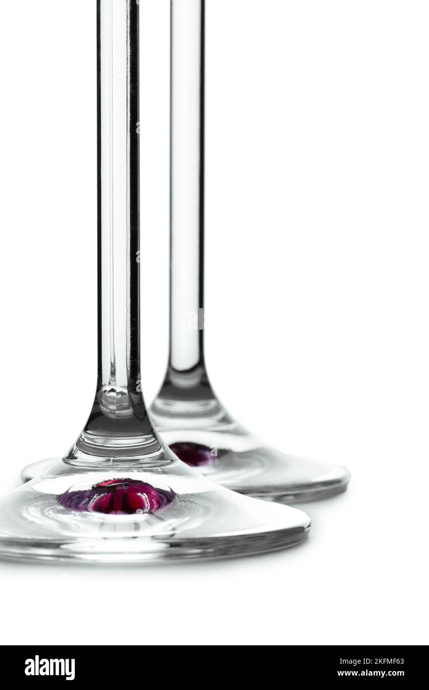 stem of wine glass Stock Photo Alamy