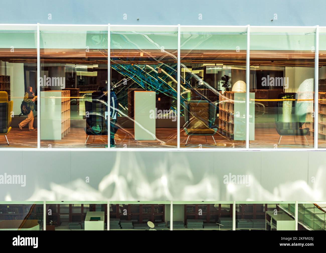 Sheikh Bin Rashed Library Dubai, UAE - 10.15.2022 - At Sheikh Mohammed Bin Rashid public library ...