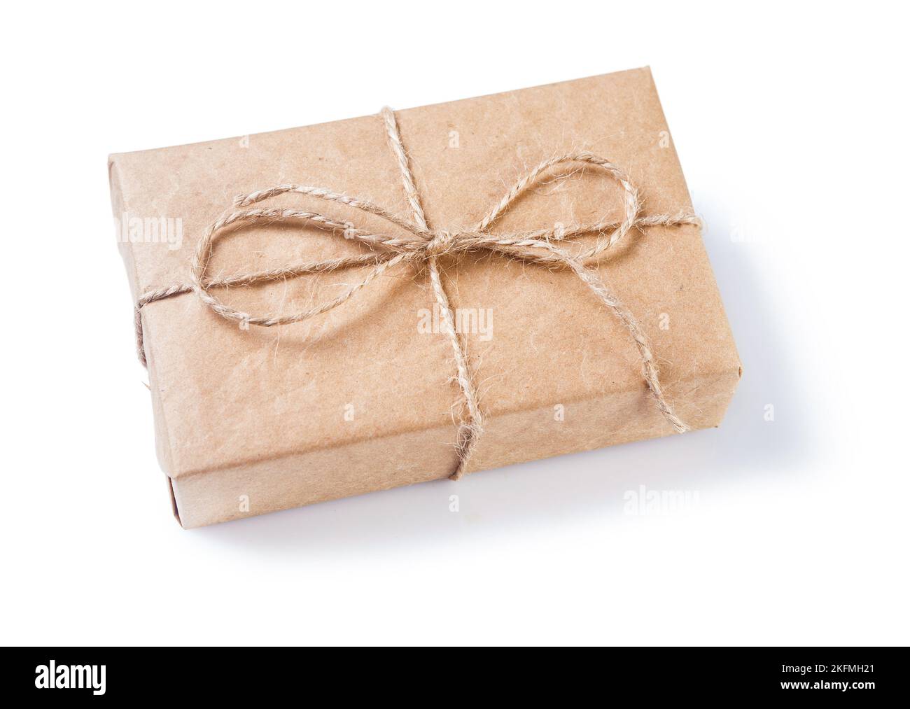 Vintage gift box isolated Stock Photo Alamy